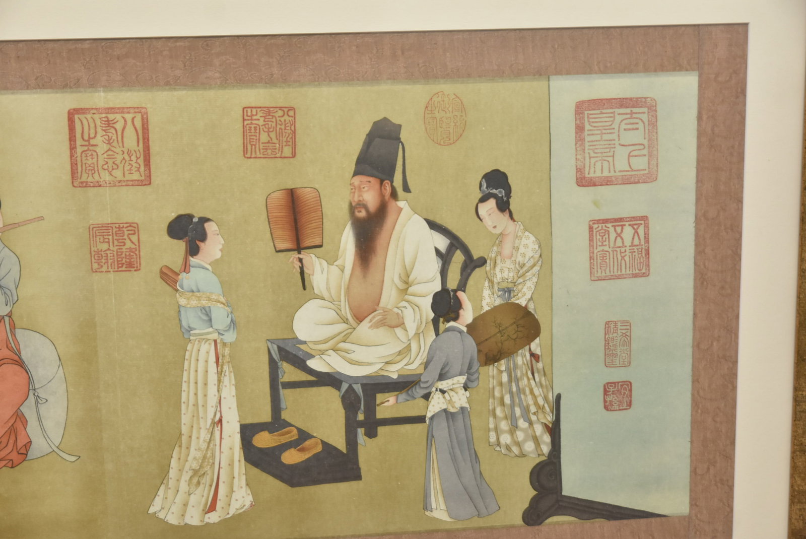 PAIR CHINESE FIGURAL SCROLL PRINTS - 6
