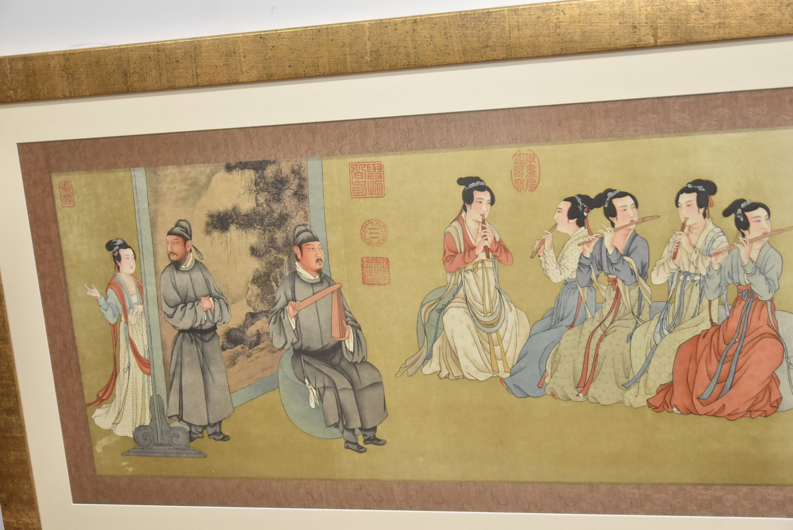PAIR CHINESE FIGURAL SCROLL PRINTS - 7
