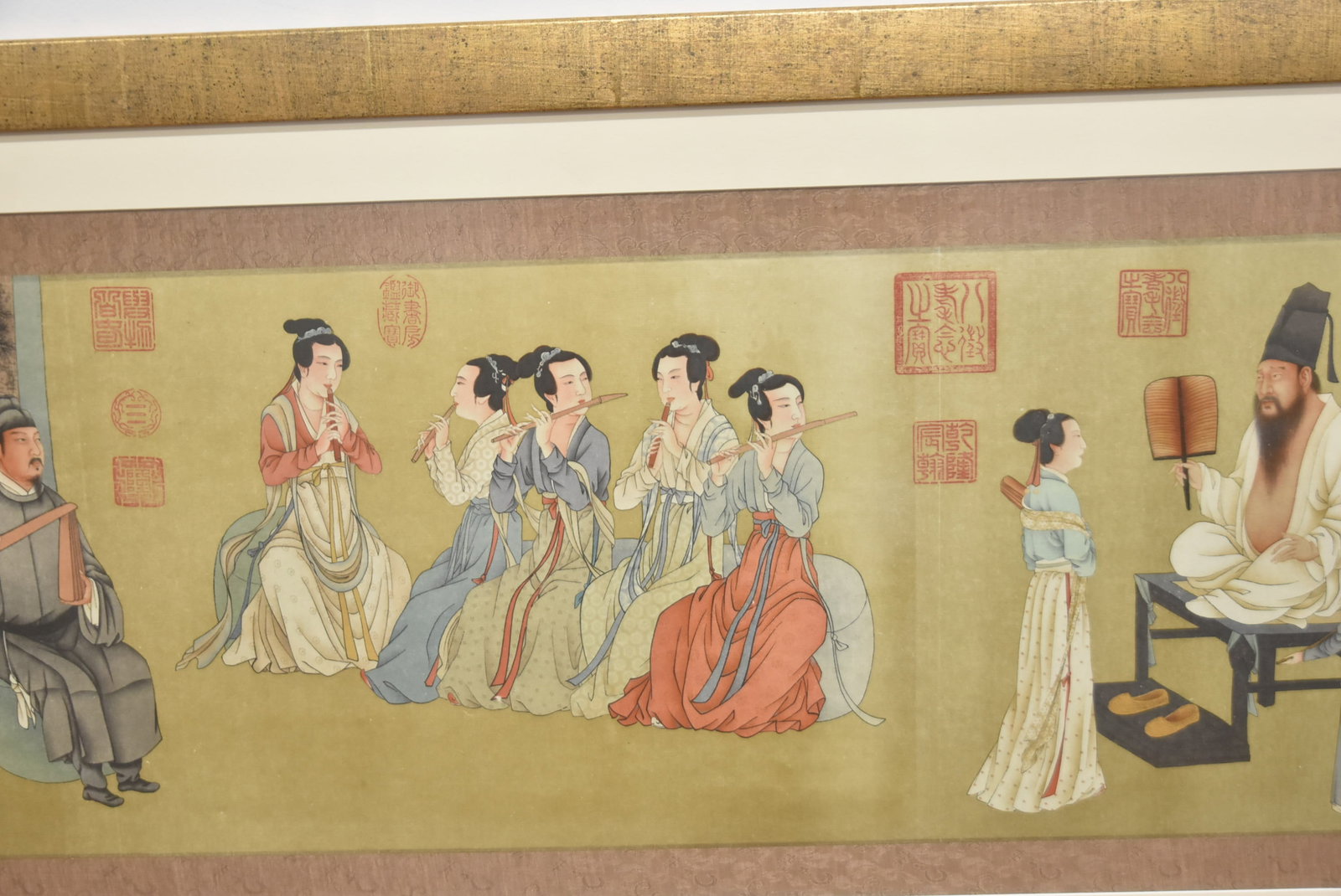 PAIR CHINESE FIGURAL SCROLL PRINTS - 8
