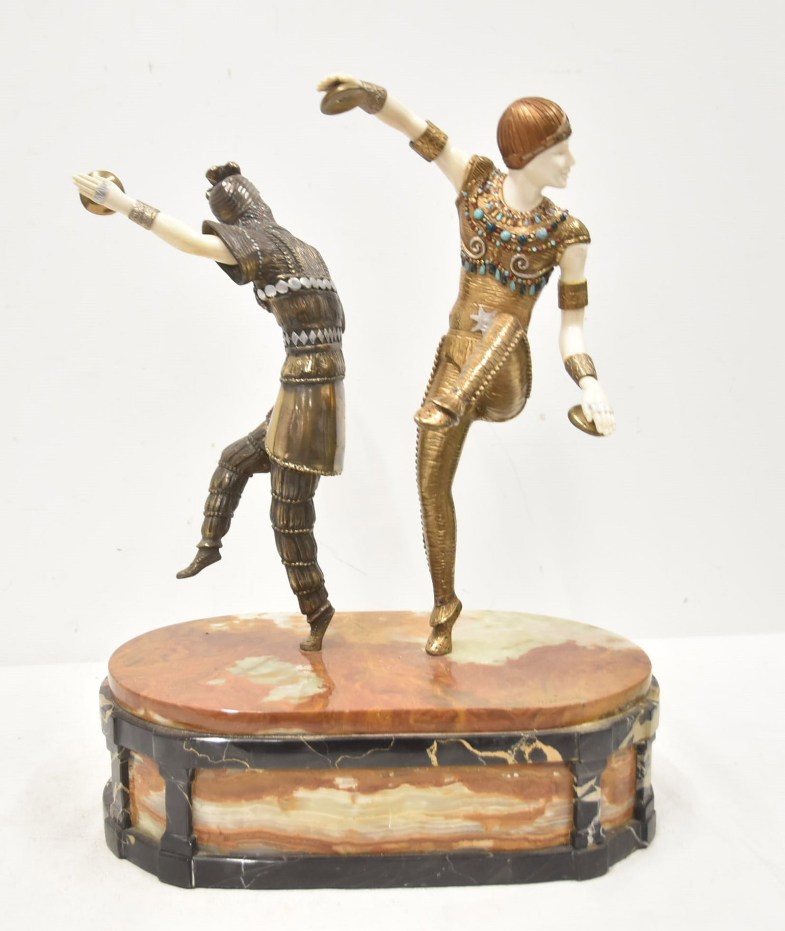 CHIPARUS ART DECO DANCERS SCULPTURES (1 of 14)