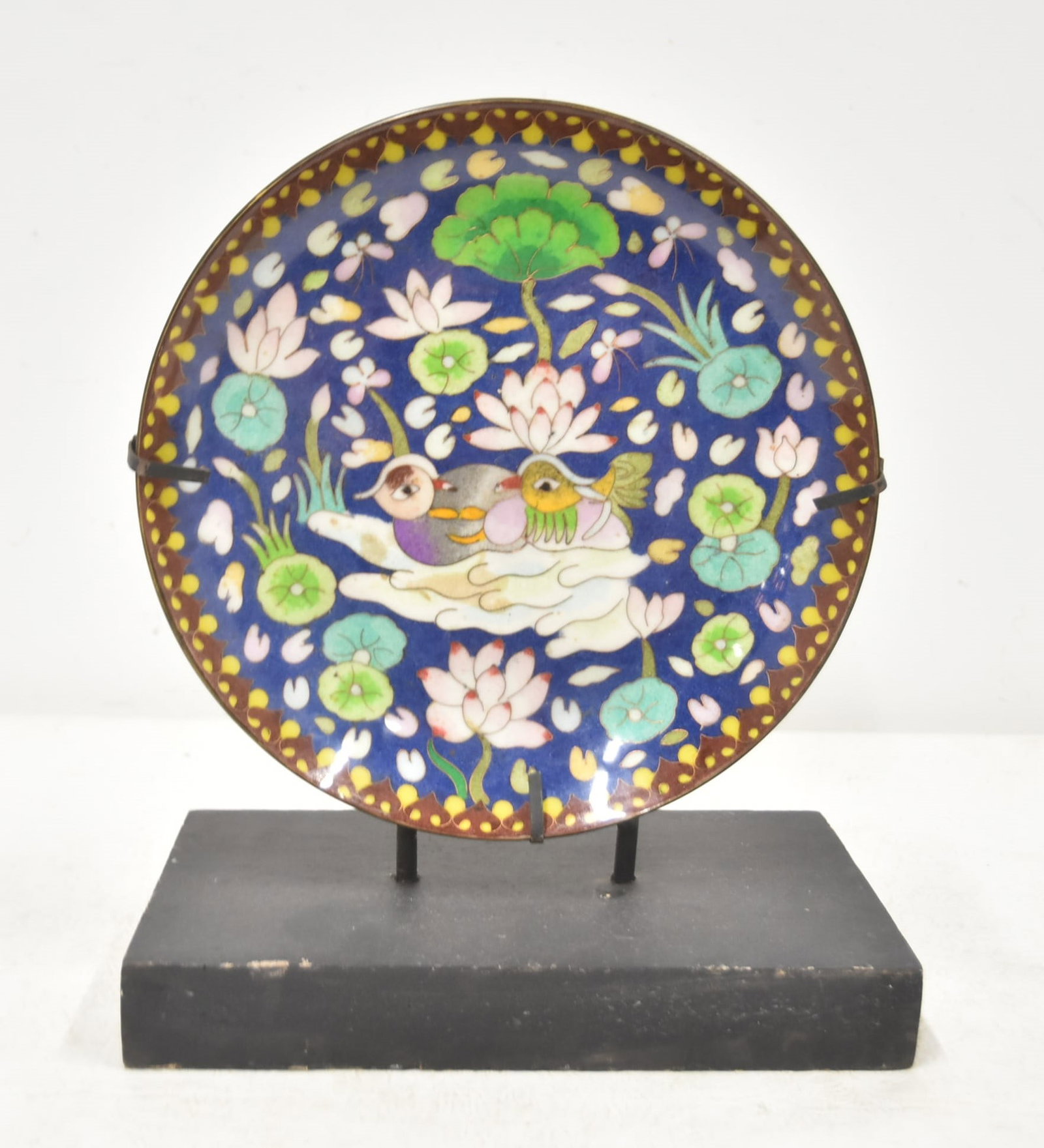 JAPANESE CLOISONNE ZODAIC PLATE (1 of 11)