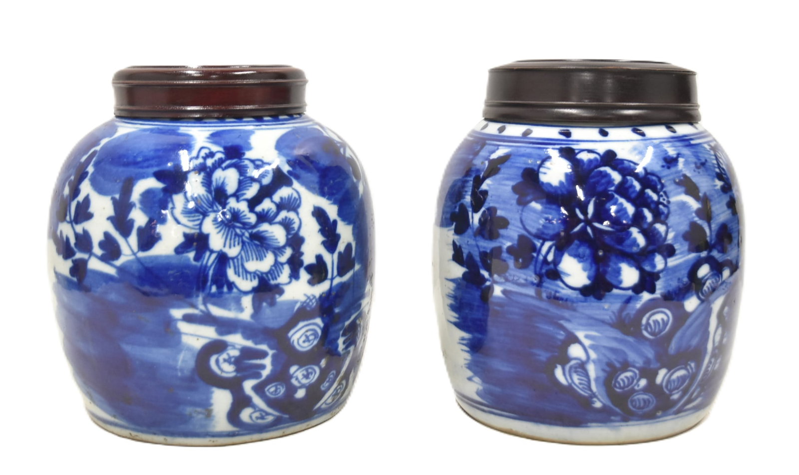 (2) CHINESE BLUE & WHITE GINGER JARS (1 of 18)