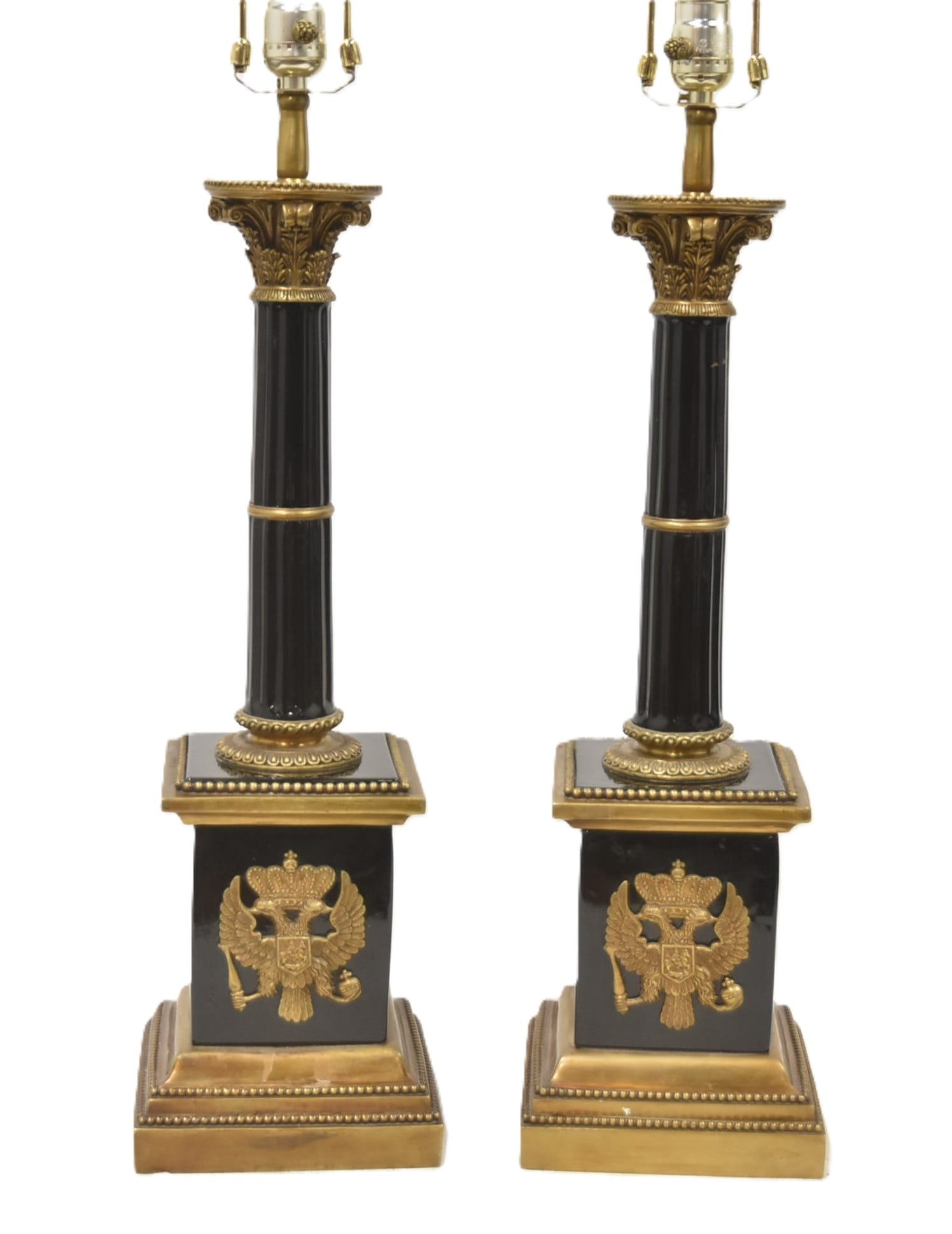 (Pr) 2-TONE RUSSIAN EMPIRE STYLE LAMPS (1 of 16)