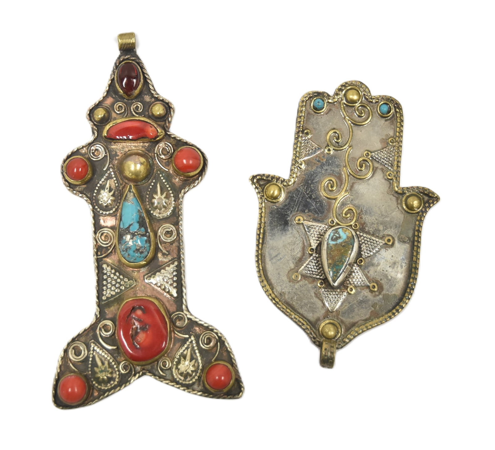 JUDAICA JEWELED PENDANT & (1 of 7)