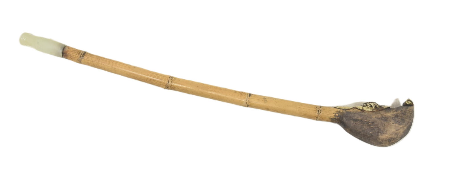 VINTAGE PIPE WITH JADE MOUTHPIECE (1 of 7)