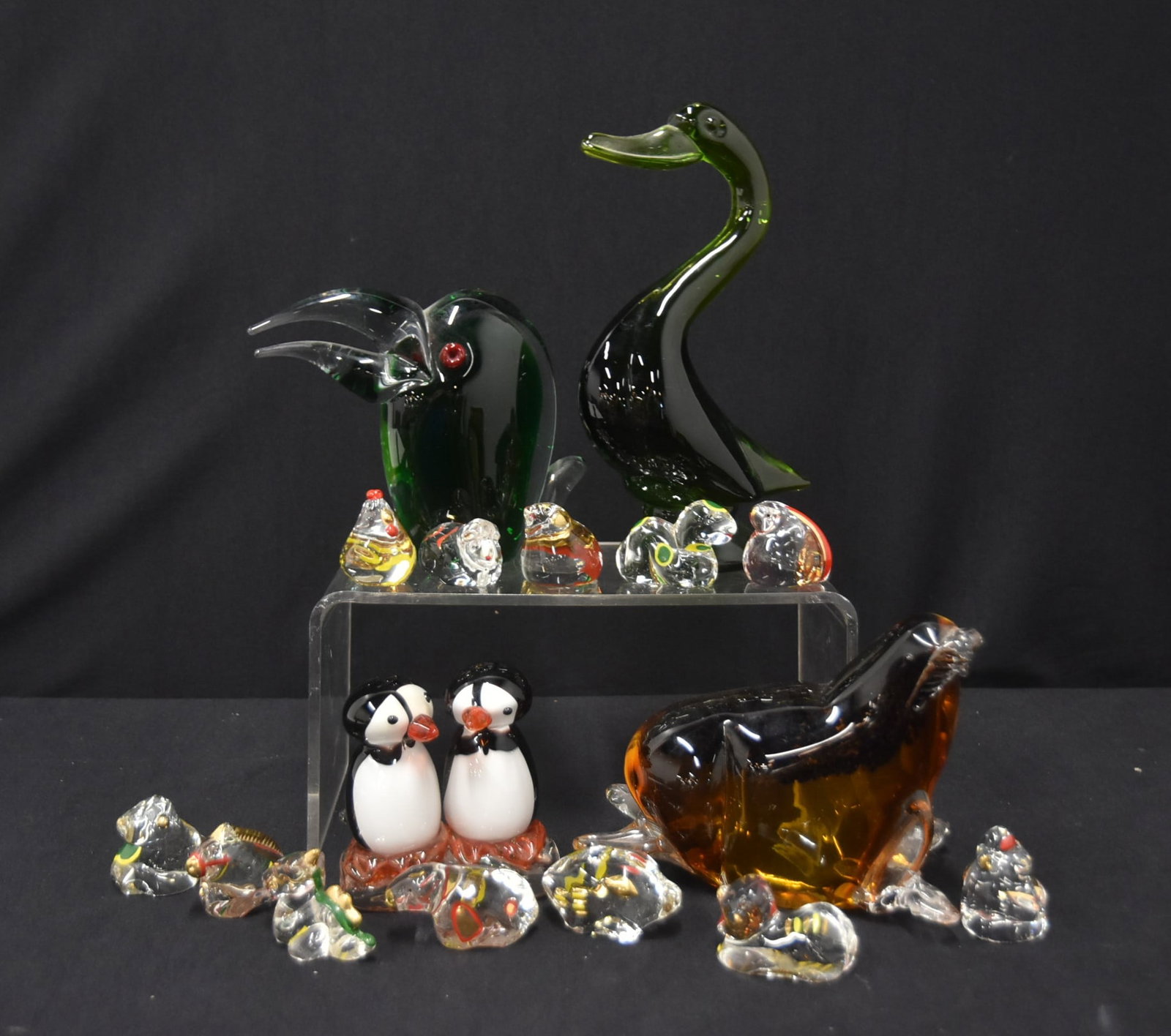 GROUPING OF MURANO ART GLASS ANIMALS (1 of 11)