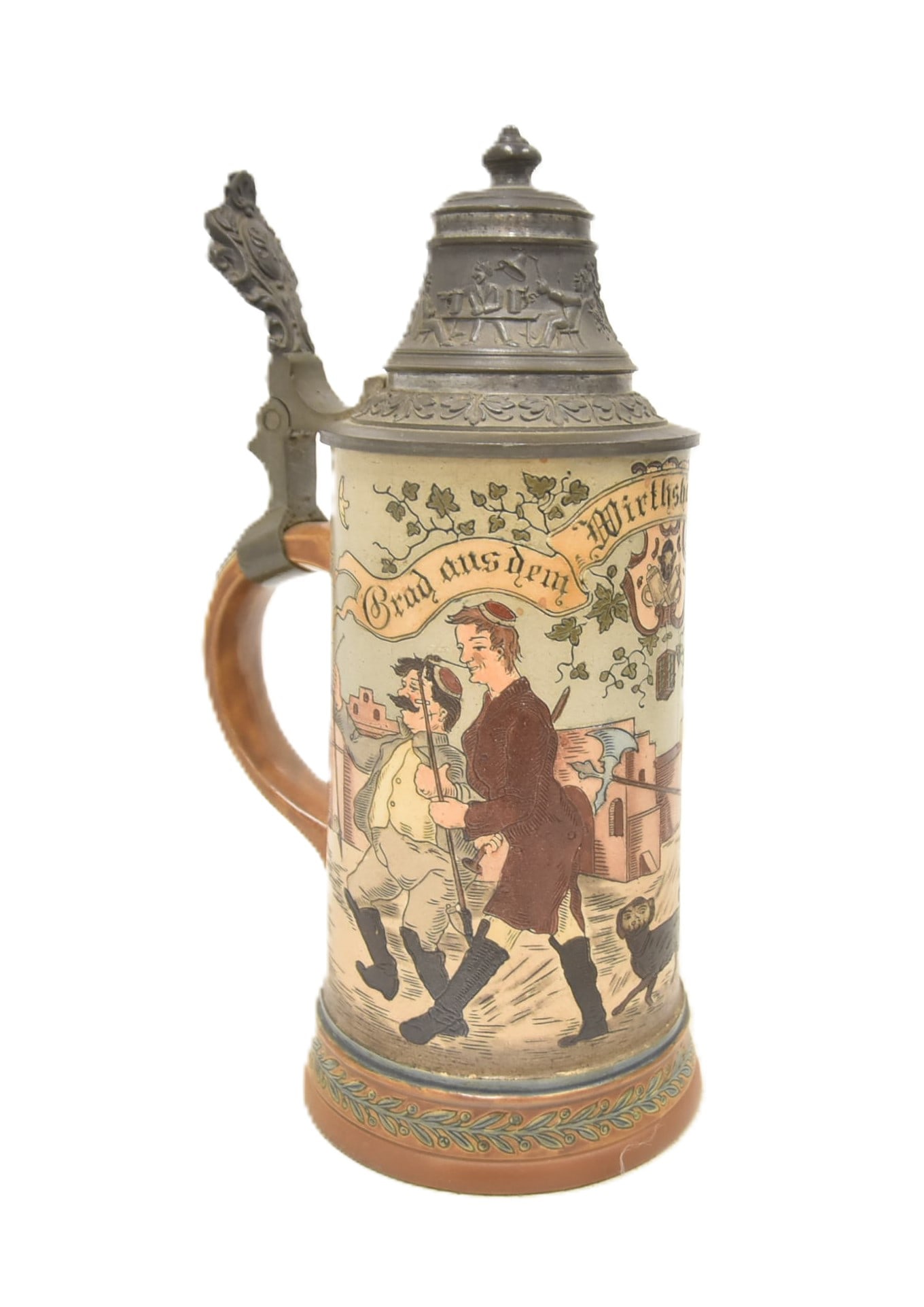 HAUBER REUTHER 420 1/2 LITER BEER STEIN (1 of 16)