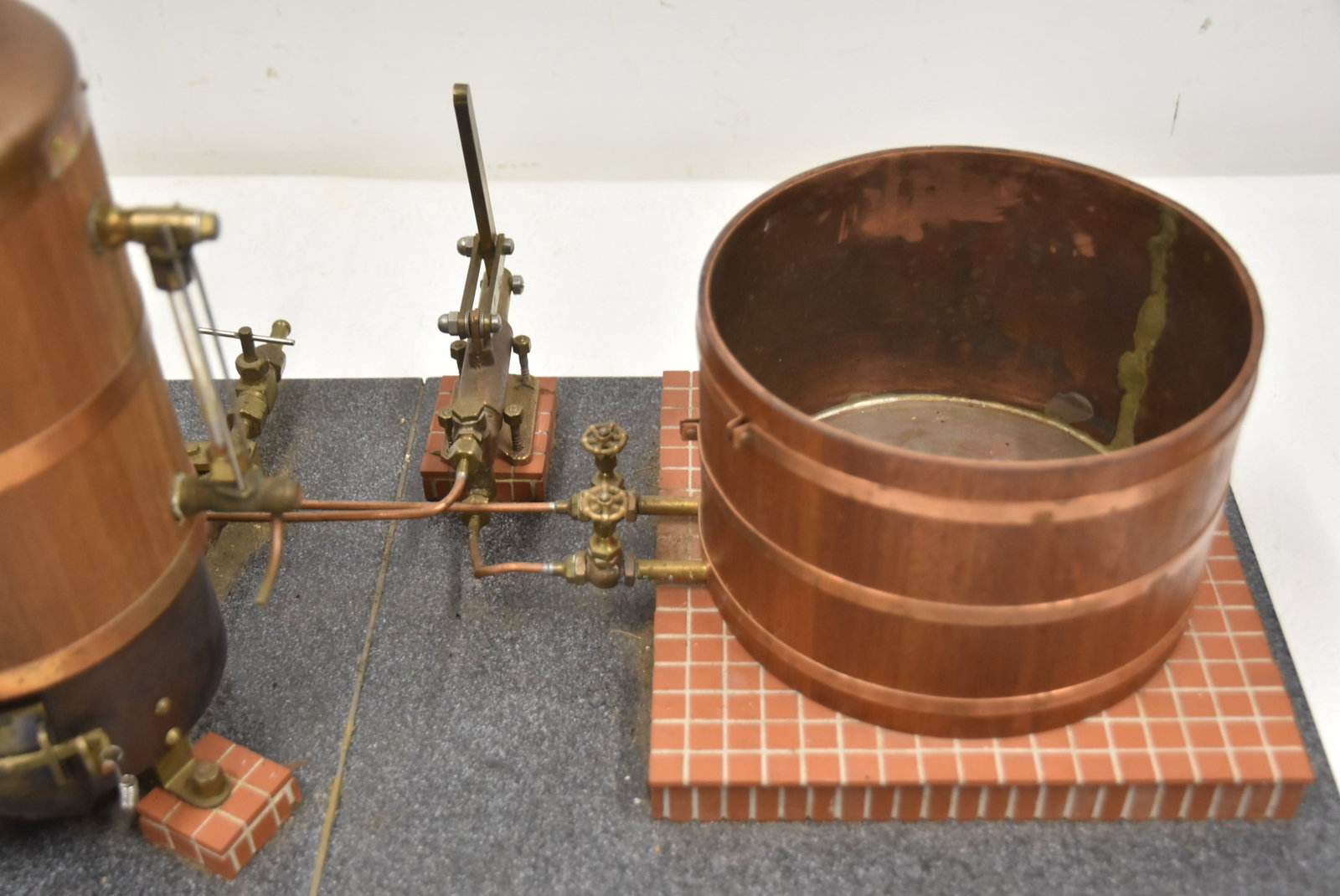 LARGE ENGINERED MODEL STEAM ENGINE & BOILER - 13