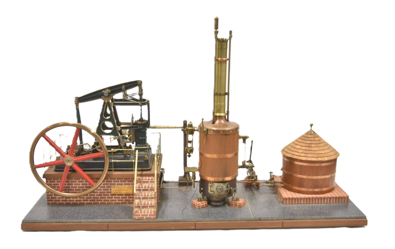 LARGE ENGINERED MODEL STEAM ENGINE & BOILER (1 of 19)