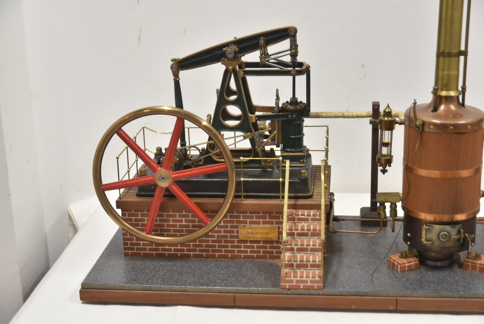 LARGE ENGINERED MODEL STEAM ENGINE & BOILER - 3