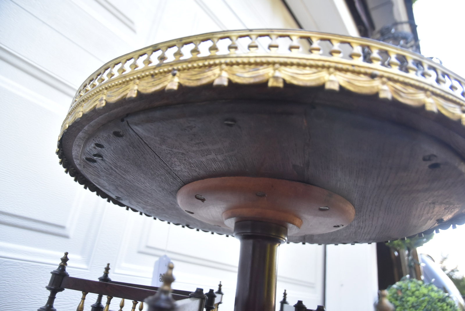 19thC BRONZE MOUNTED BOOK CAROUSEL TABLE - 15