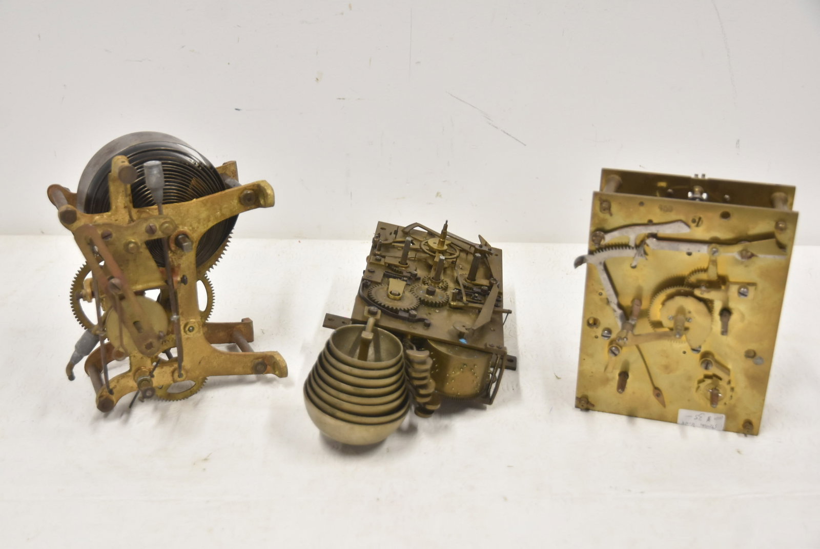 (3) ANTIQUE CLOCK MOVEMENTS - 2