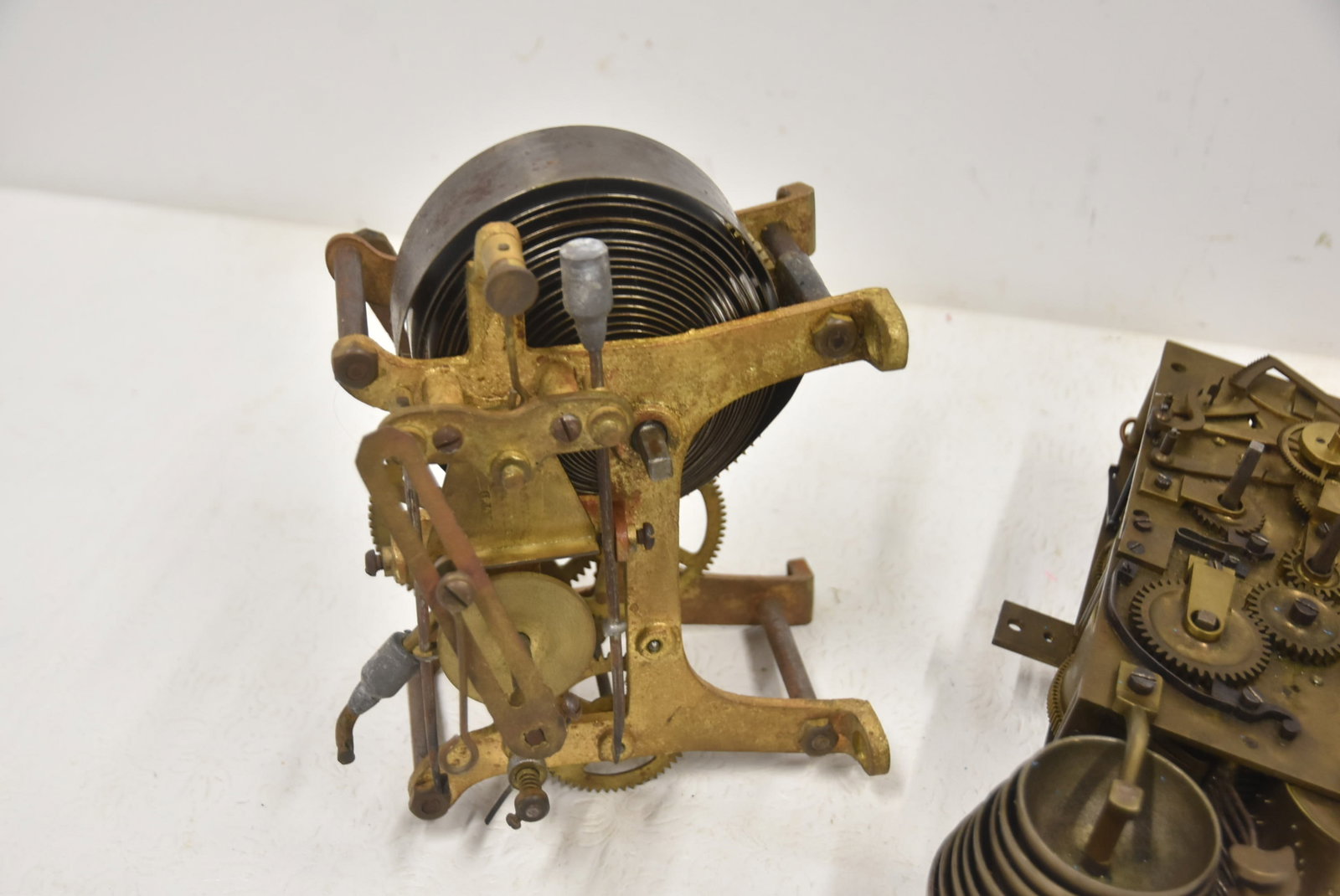 (3) ANTIQUE CLOCK MOVEMENTS - 5