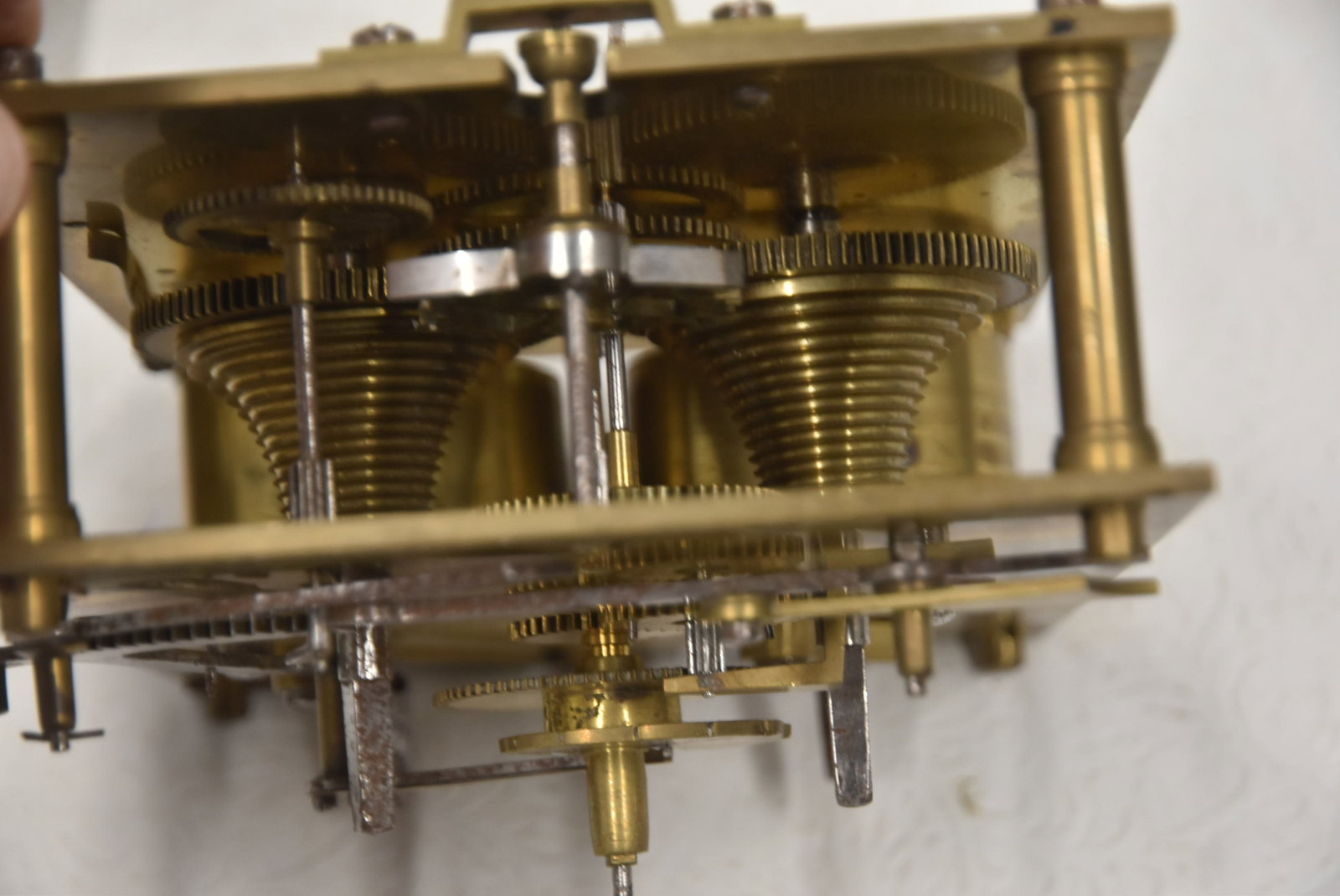 (3) ANTIQUE CLOCK MOVEMENTS - 9