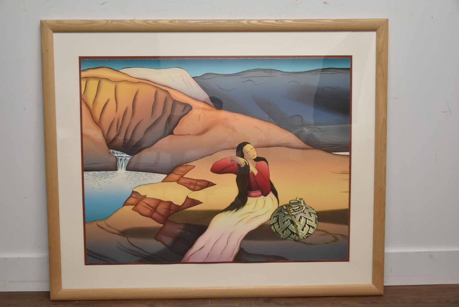 RC GORMAN "WATERFALL" SERIGRAPH - 2