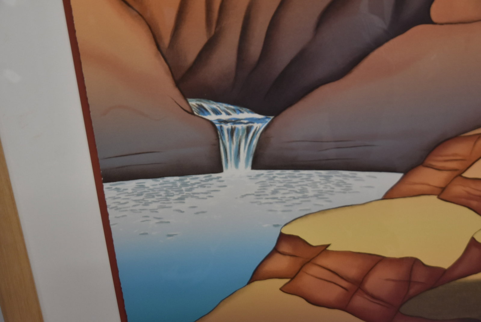 RC GORMAN "WATERFALL" SERIGRAPH - 6