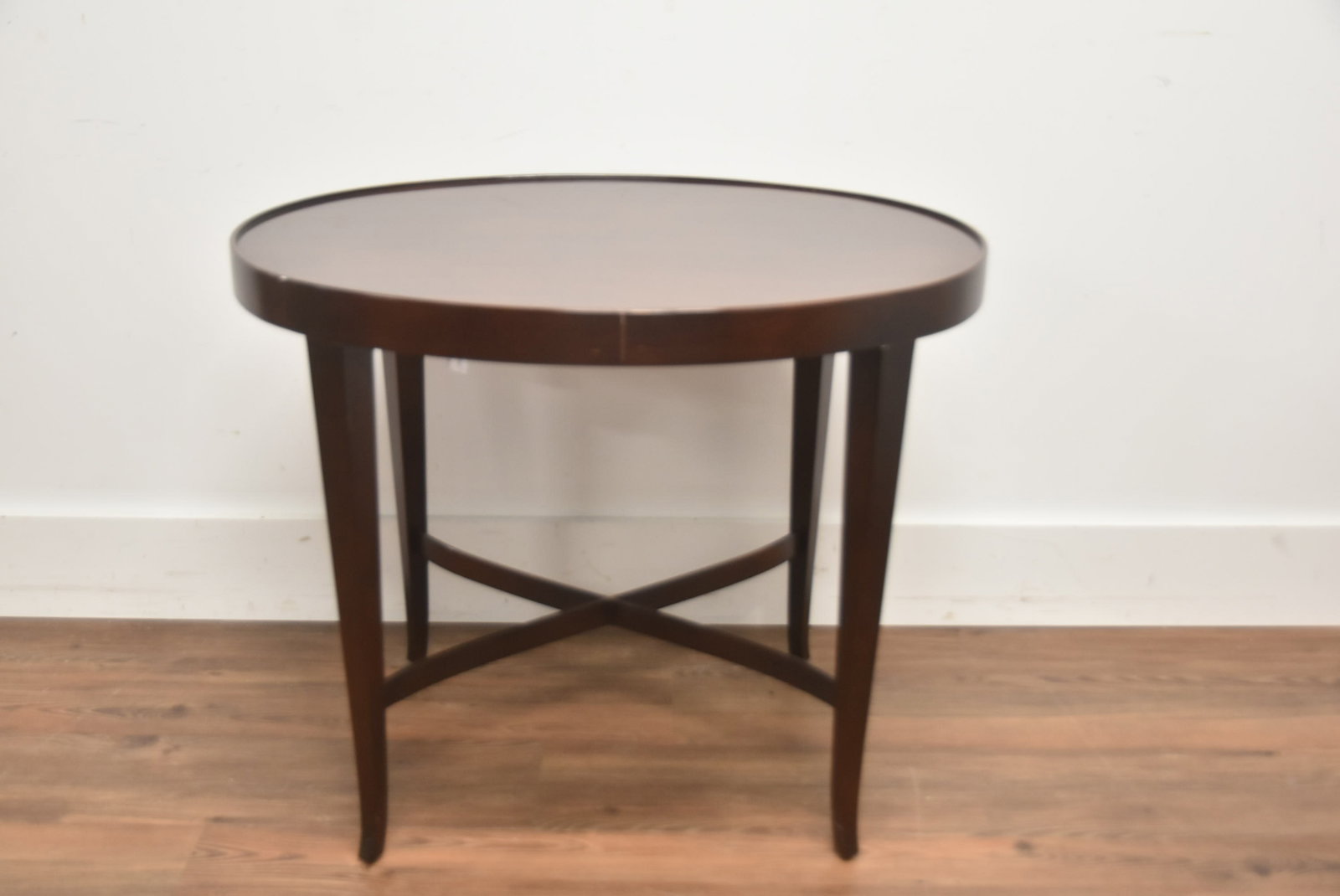 BAKER CHERRY WOOD SIDE TABLE - 2