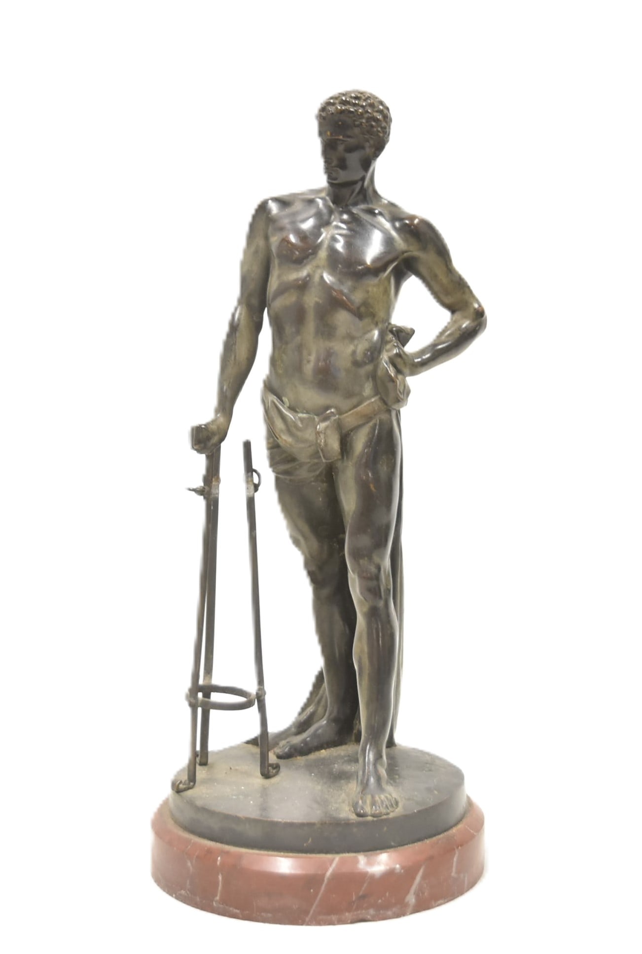 WILHELM KUMM , GERMAN BRONZE ROMAN FIGURE (1 of 14)