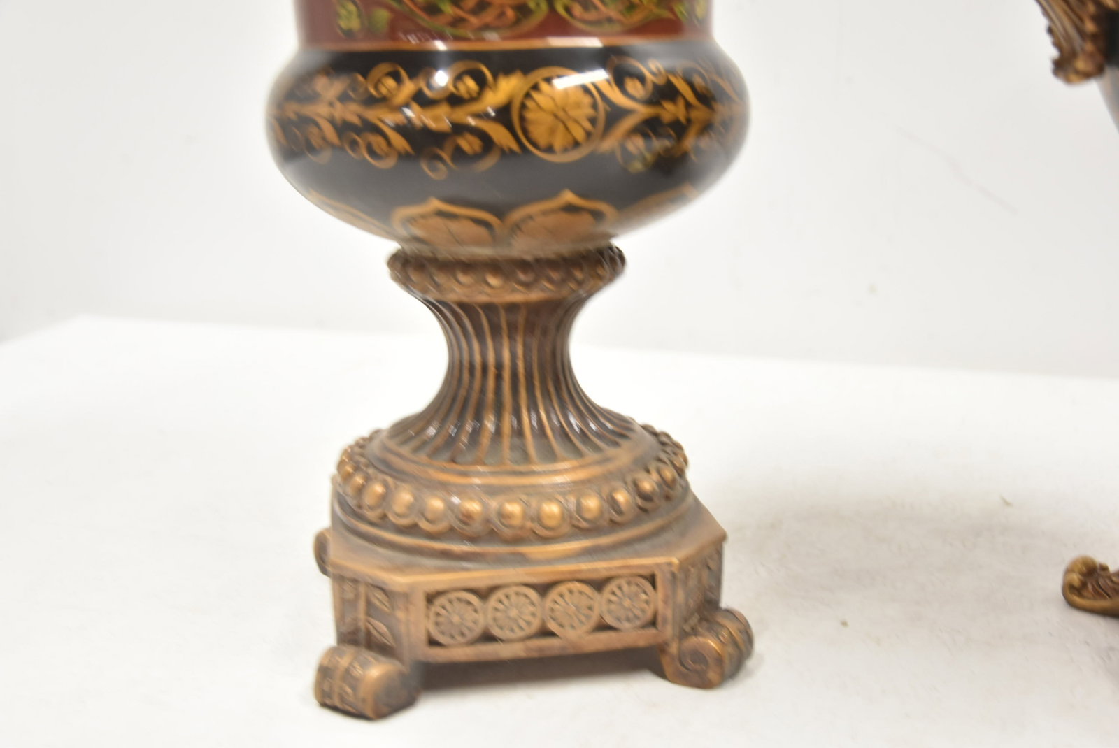 (2) DECORATIVE URNS - 10