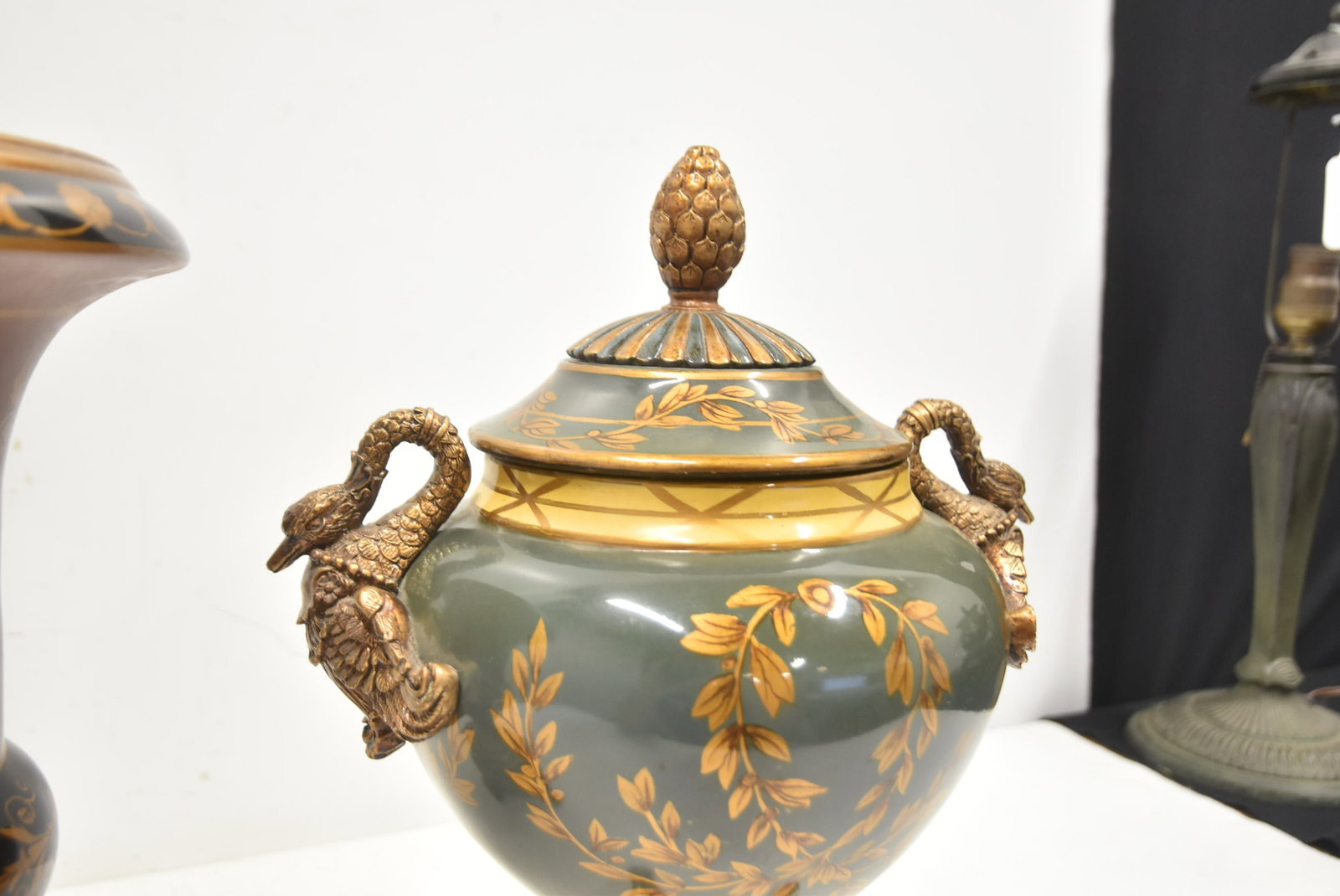 (2) DECORATIVE URNS - 5