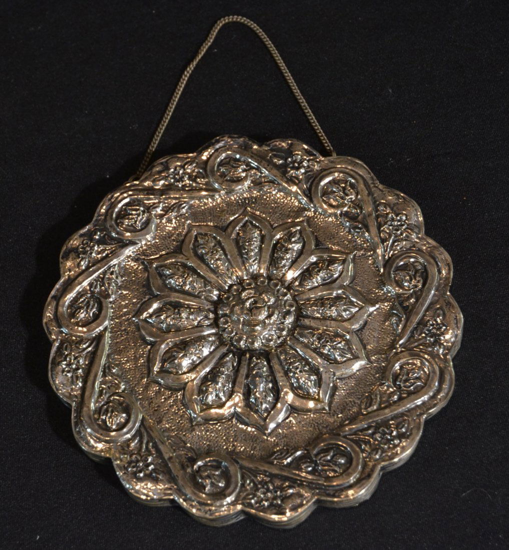 900 SILVER TURKISH MIRROR - 6 1/4"