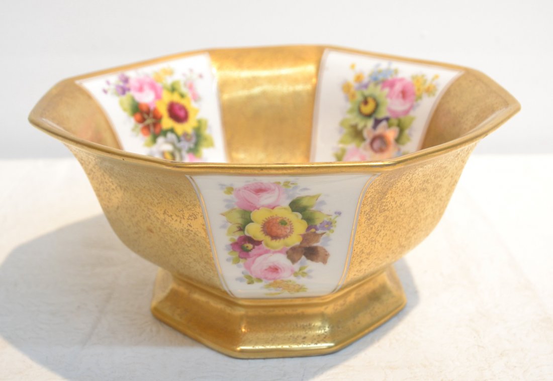 NORITAKE OCTAGONAL BOWL - 8 1/2" x 4 1/2": NORITAKE OCTAGONAL BOWL - 8 1/2" x 4 1/2"