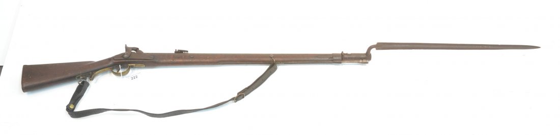 1840's GARBOLDE MUSKET USED BY CONFEDERATE: ARMY - 48"