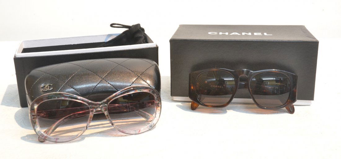 (2) CHANEL SUNGLASSES IN ORIGINAL CASES: (2) CHANEL SUNGLASSES IN ORIGINAL CASES