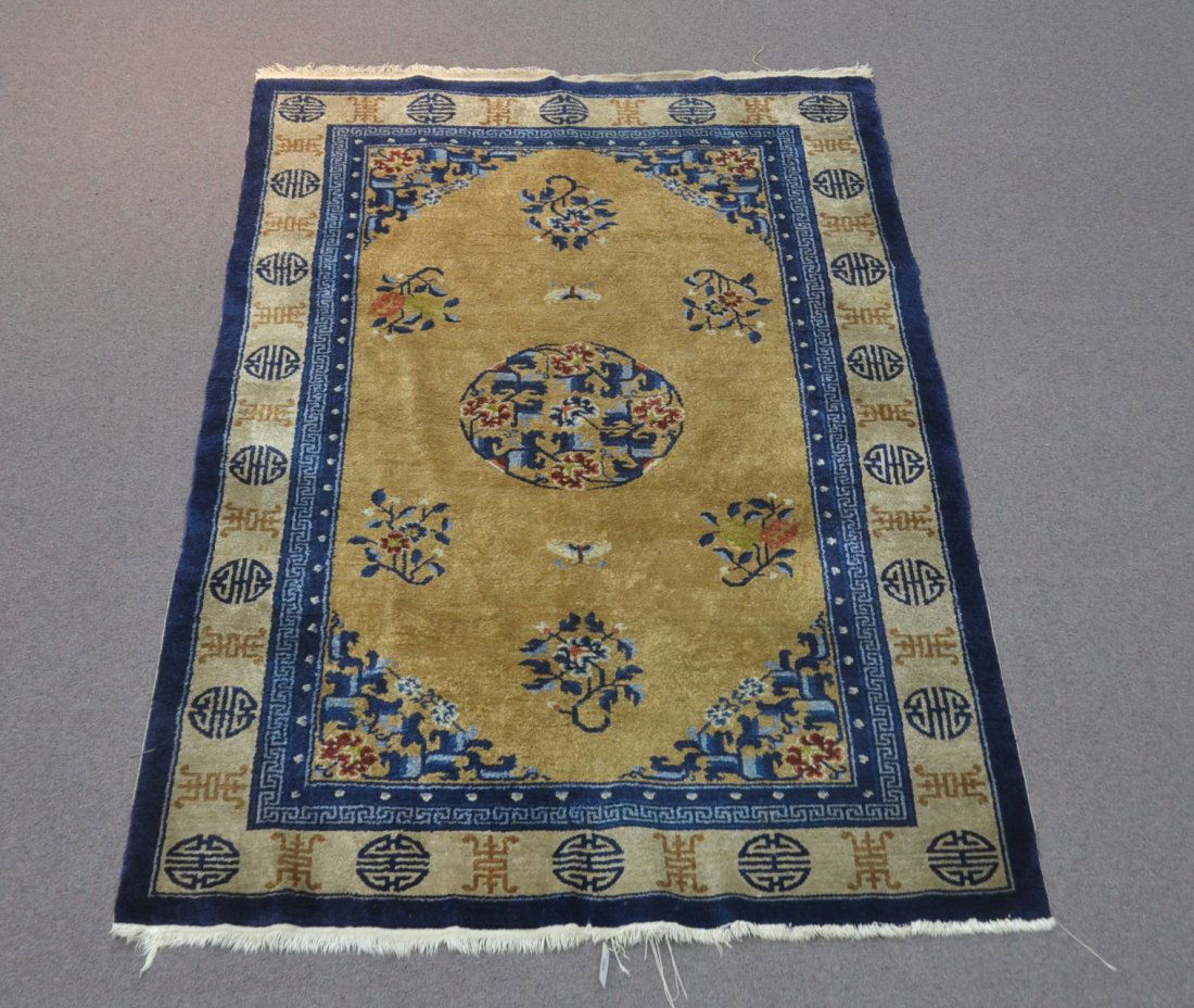 PEKING STYLE ORIENTAL RUG - 5' 2" x 8': PEKING STYLE ORIENTAL RUG - 5' 2" x 8'
