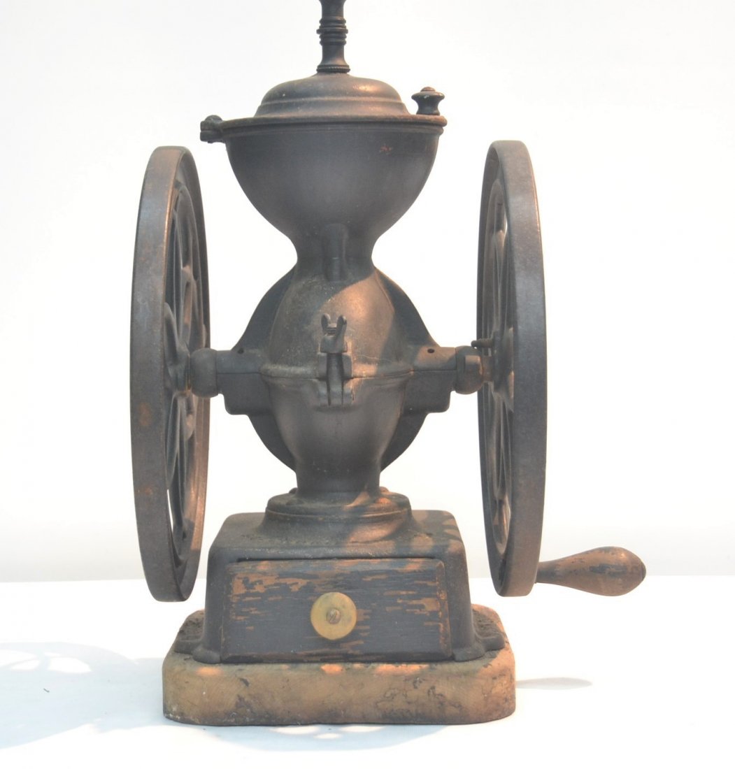 ENTERPRISE PHILADELPHIA COFFEE GRINDER LAMP: 10" x 14"