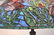 LARGE COPY OF TIFFANY POPPY LEADED GLASS SHADE - 5