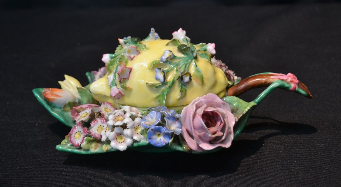 JACOB PETIT PORCELAIN INKWELL WITH HEAVILY (1 of 10)