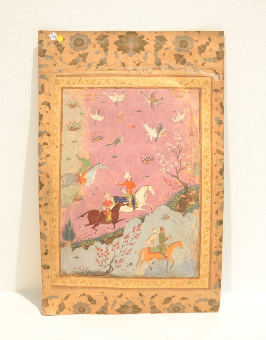 HAND PAINTED PERSIAN MINIATURE (1 of 6)