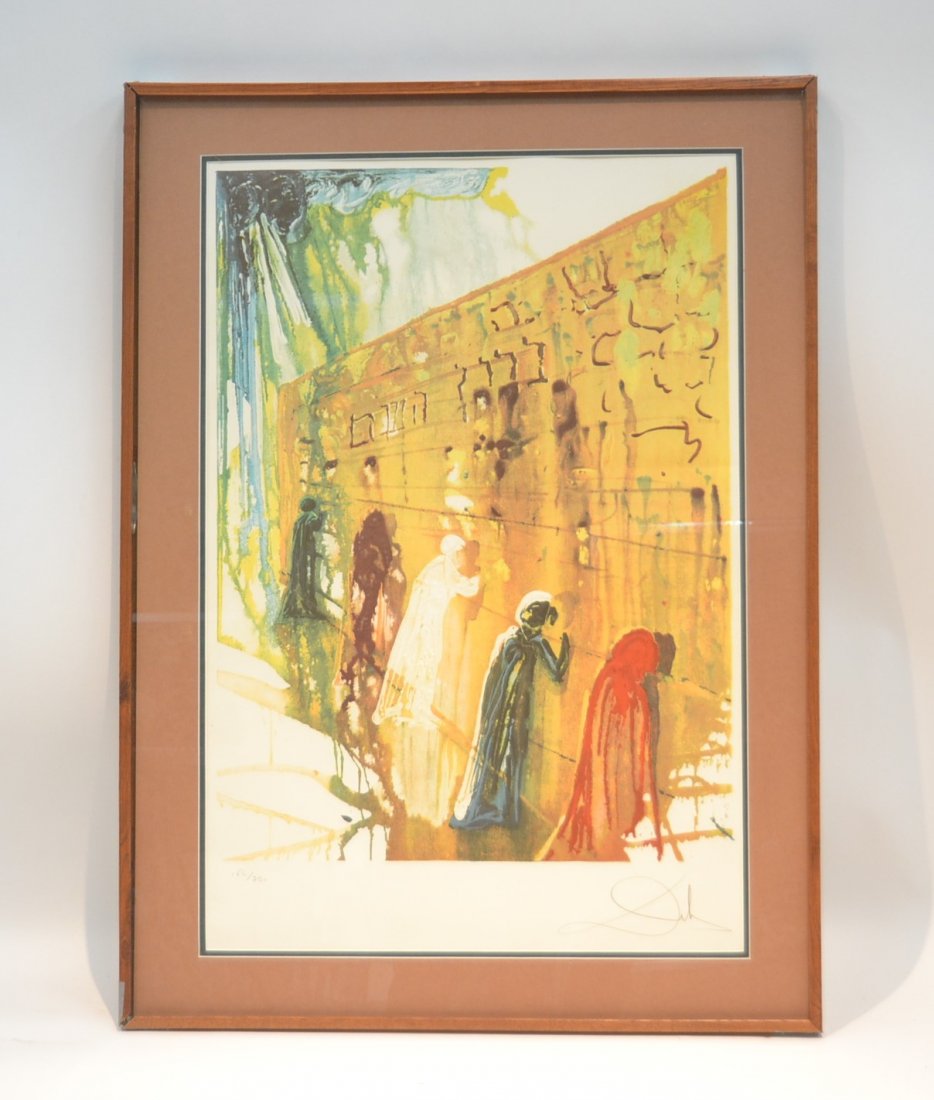 SALVADOR DALI WAILING WALL LITHOGRAPH (1 of 8)