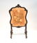 VICTORIAN ROSEWOOD FIRESCREEN WITH NEEDLEPOINT