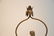 GILT METAL LAMP WITH BUST OF WOMAN IN CENTER - 4
