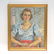 OIL ON CANVAS PORTRAIT OF WOMAN SIGNED