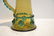 GLASS & PEWTER EWER WITH RAISED DECORATIONS - 3
