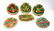 (5) WEDGWOOD CLAM PLATES & DISH - 8 1/2" D