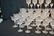 (47)pc CZECHOSLOVAKIA CUT GLASS STEMWARE - 3