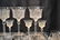 (47)pc CZECHOSLOVAKIA CUT GLASS STEMWARE - 4