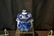 ASSORTED ANTIQUE FLOW BLUE INCLUDING PLATE, - 9