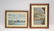 (2) JAPANESE WOOD BLOCK PRINTS BY KASAMATSU SHIRO