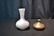 ART GLASS VASE & SZOLNAY VASE (HAS FLAKE) - 2