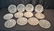(12) CONSOLIDATED "DANCING NYMPHS" PLATES
