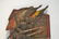 COLD PAINTED IRON RELEIF PLAQUE OF FRENCH SOLDIERS - 3