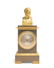 2-TONE BRONZE FRENCH EMPIRE CLOCK WITH