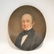 OVAL PASTEL PAINTING OF JOHN QUINCY ADAMS MOUNTED