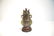 2-TONE COVERED JADE VASE WITH FOO DOG HANDLES - 7