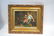 OIL ON PANEL OF SEATED MAN & WOMAN SIGNED - 2